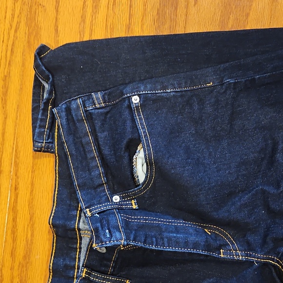 Levi's 512 Mens Dark Blue Skinny Jeans for Men - Picture 3 of 8